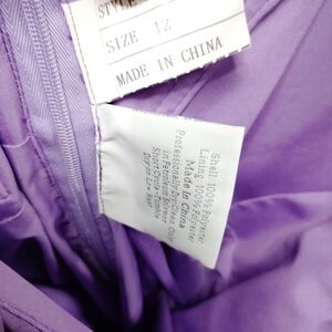 Me Too Strapless Dress in Soft Purple